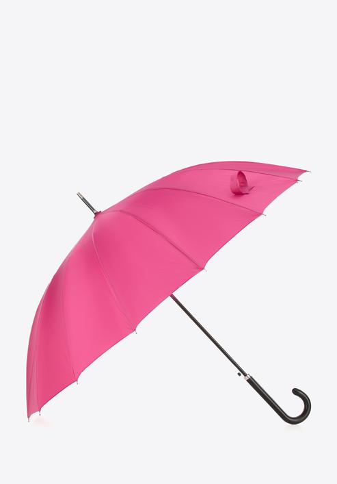 Wide semi-automatic umbrella, fuchsia, PA-7-151-Z, Photo 1