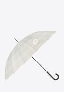 Wide semi-automatic umbrella, gray-cream, PA-7-151-VP, Photo 1