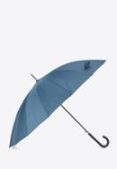 Wide semi-automatic umbrella, dark blue, PA-7-151-P, Photo 1