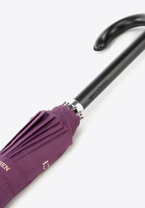 Wide semi-automatic umbrella, violet, PA-7-151-X2, Photo 3