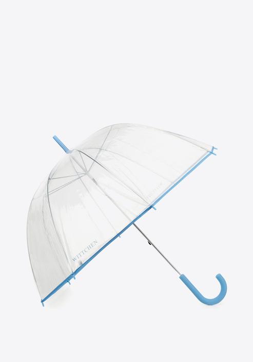 Clear dome umbrella, sky blue, PA-7-190-TP, Photo 1