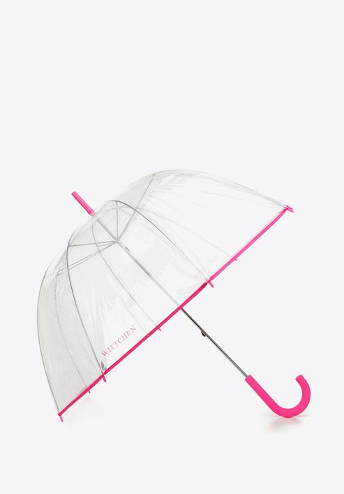 Clear dome umbrella, pink, PA-7-190-1, Photo 1