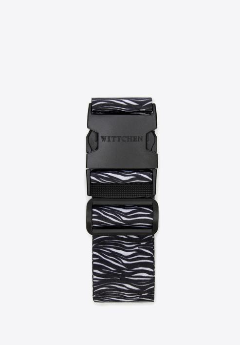 Animal pattern luggage strap, black-white, 56-30-015-X34, Photo 1