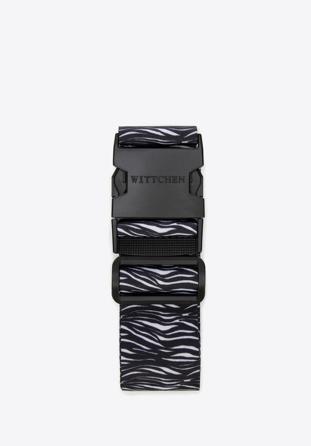 Animal pattern luggage strap, black-white, 56-30-015-X10, Photo 1
