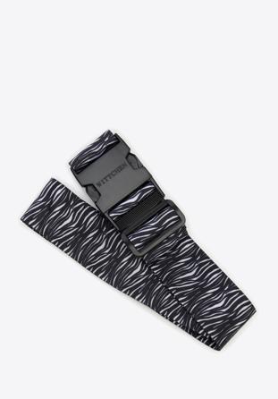 Animal pattern luggage strap, black-white, 56-30-015-X10, Photo 1