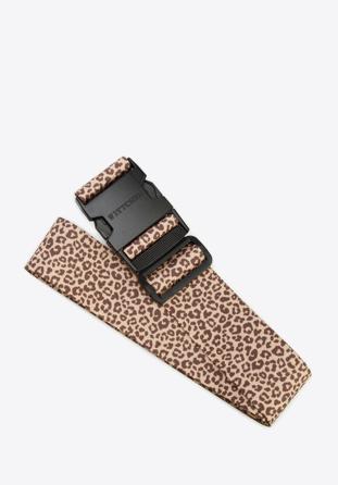 Animal pattern luggage strap, beige-brown, 56-30-015-X86, Photo 1