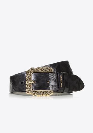 Women's belt, black, 90-8D-301-1-M, Photo 1