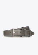 Men's belt, grey, 87-8M-307-2-11, Photo 1