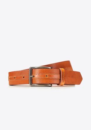 Men's belt, light brown, 88-8M-305-5-10, Photo 1