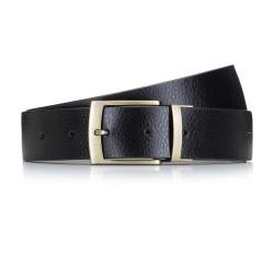Men's reversible buckle belt, black-brown, 92-8M-354-14-12, Photo 1
