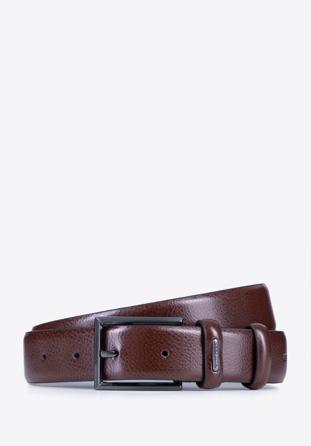 Men's leather belt, brown, 98-8M-912-4-10, Photo 1