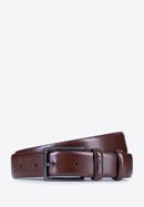 Men's leather belt, brown, 98-8M-912-4-12, Photo 1