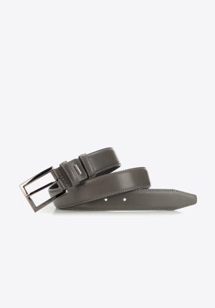 Men's belt, grey, 87-8M-307-8-10, Photo 1