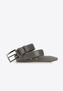 Men's belt, grey, 87-8M-307-2-11, Photo 2