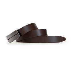 Men's belt with automatic buckle, brown, 91-8M-304-4-90, Photo 1