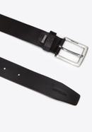 Men's classic leather belt, dark brown, 97-8M-911-4-12, Photo 2