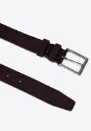 Men's suede belt, brown, 97-8M-913-4-12, Photo 2
