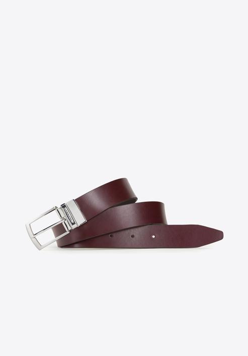 Men's belt, brown - burgundy, 89-8M-306-4-12, Photo 4