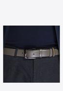 Men's belt, grey, 87-8M-307-2-11, Photo 8