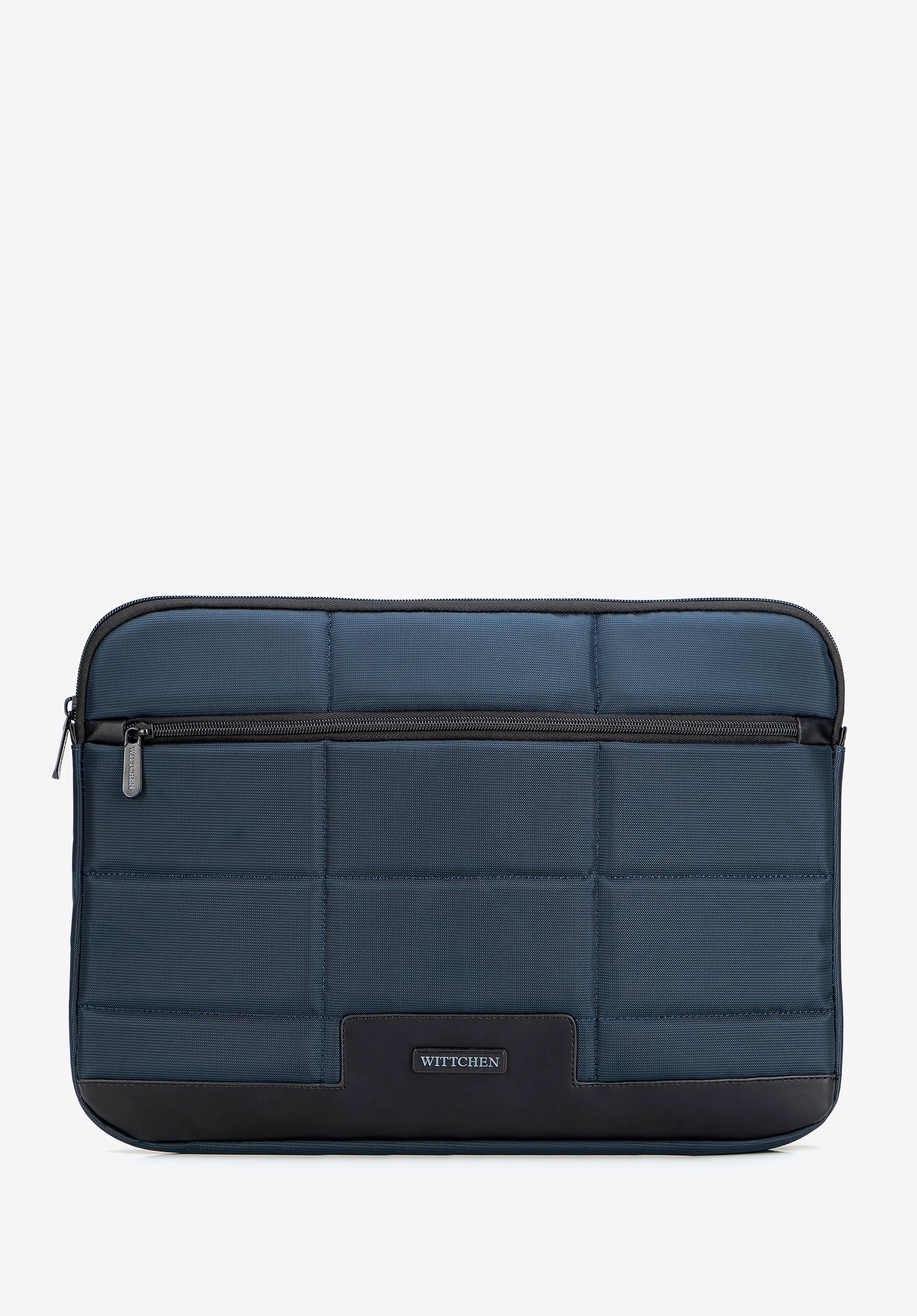 WITTCHEN Pikowane etui na laptopa 15,6” granatowo – czarne