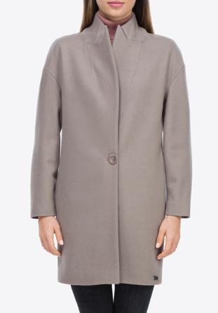 Women's coat, muted violet, 84-9W-103-8-2X, Photo 1