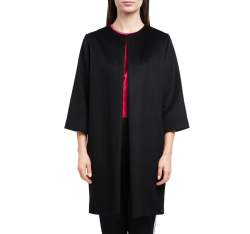 Women's coat, black, 84-9W-100-1-L, Photo 1