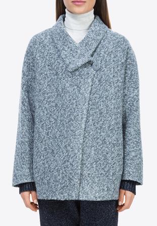 Women's coat, grey, 84-9W-104-8-L, Photo 1