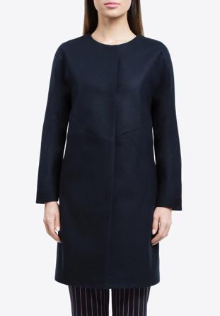 Women's coat, navy blue, 84-9W-106-7-2X, Photo 1