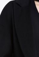 Women's coat, black, 84-9W-103-1-L, Photo 4