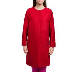 Płaszcz damski, czerwony, 84-9W-106-3-XL, Zdjęcie 1