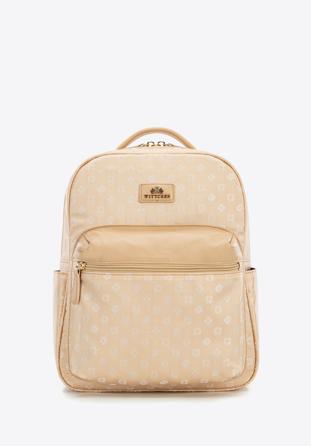 Women's backpack, cream, 98-4E-906-0, Photo 1