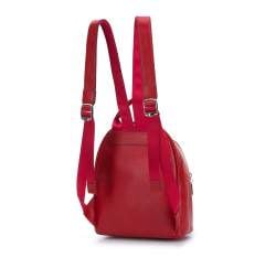 Small leather backpack, red, 94-4E-620-3, Photo 1