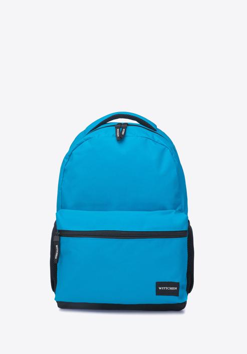 Plecak basic duży, jasny niebieski, 56-3S-927-90, Zdjęcie 1