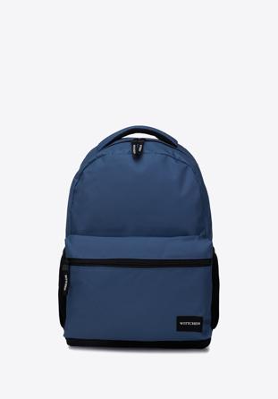 Large basic backpack, navy blue, 56-3S-927-90, Photo 1