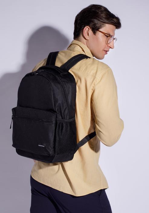 Large basic backpack, black, 56-3S-927-34, Photo 15