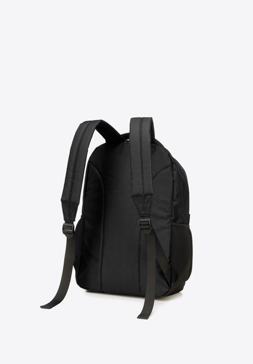 Plecak basic duży, czarny, 56-3S-927-90, Zdjęcie 2