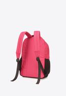 Plecak basic duży, różowy, 56-3S-927-34, Zdjęcie 2