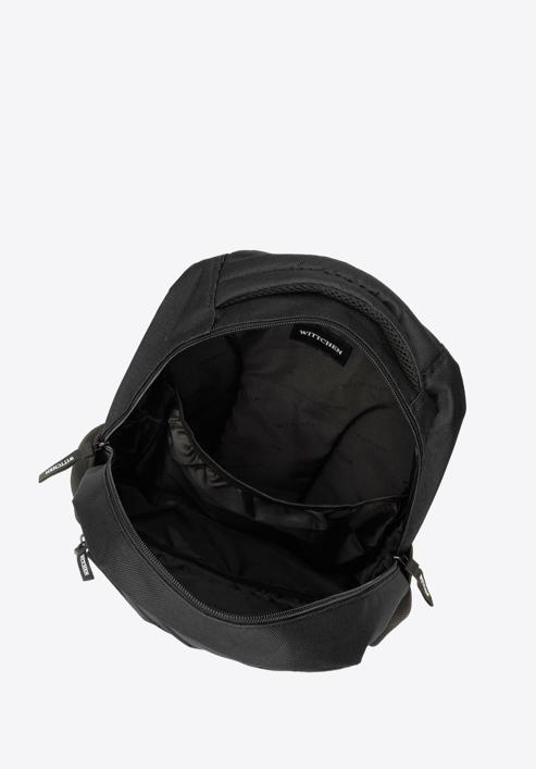 Plecak basic duży, czarny, 56-3S-927-77, Zdjęcie 4