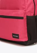 Plecak basic duży, różowy, 56-3S-927-77, Zdjęcie 5