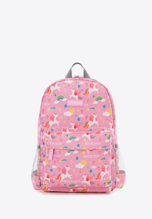 Plecak dla dzieci z motywem, różowy, 56-3K-007-BK-U, Zdjęcie 1