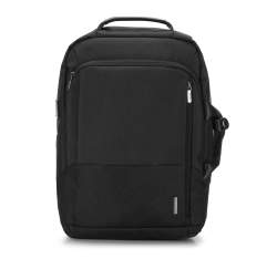 Męski plecak 2 w 1 na laptopa 15”, czarny, 94-3P-201-1, Zdjęcie 1
