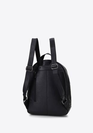 11”/12' leather laptop backpack, black, 95-3U-303-1, Photo 1