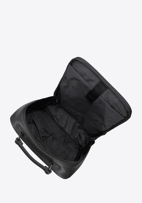 Plecak na laptopa 15,6” z gładką kieszenią, czarny, 95-3P-008-7, Zdjęcie 3