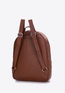 Leather laptop backpack, brown, 97-3U-007-5, Photo 2