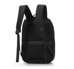 Męski plecak na laptopa 15,6” prosty, czarno-srebrny, 94-3P-200-2, Zdjęcie 1