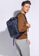 Multifunctional travel backpack, navy blue, 56-3S-706-10, Photo 15