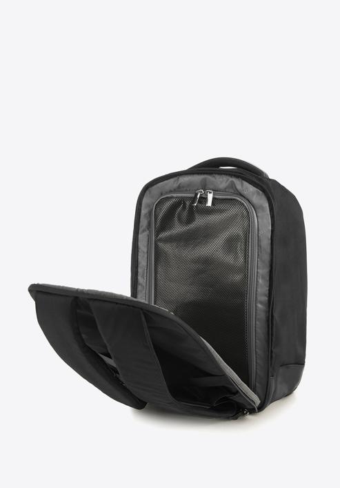 Plecak podróżny wielofunkcyjny, czarny, 56-3S-706-90, Zdjęcie 4