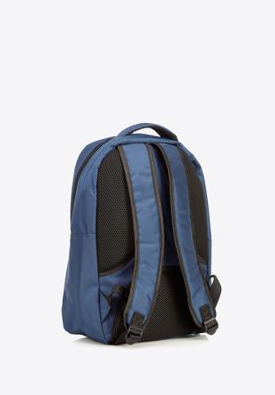 Plecak podróżny z kieszenią na laptopa basic, niebieski, 56-3S-589-90, Zdjęcie 1