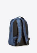 Plecak podróżny z kieszenią na laptopa basic, niebieski, 56-3S-589-90, Zdjęcie 4