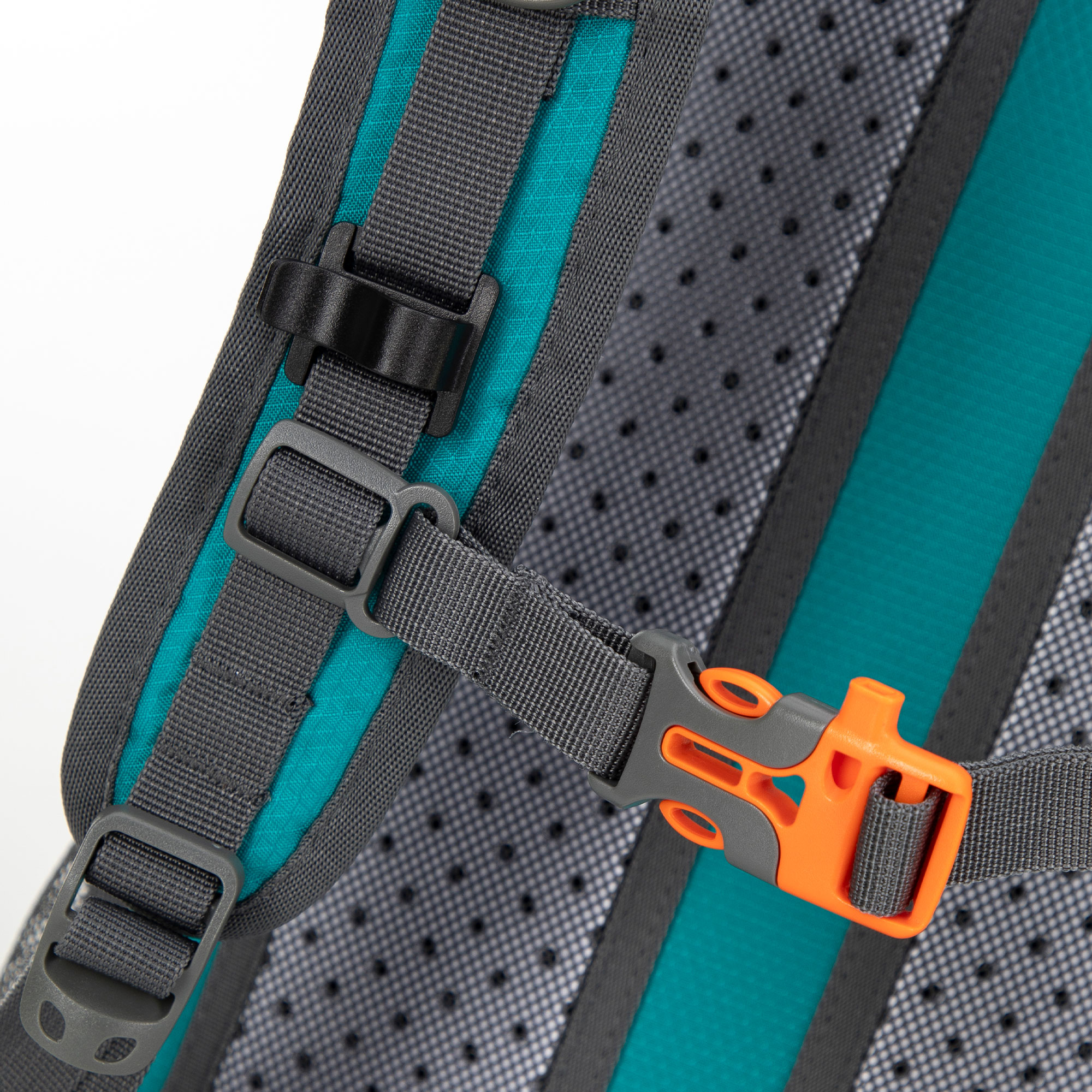 Modro-zelený trekingový ruksak z vodeodolného nylonu s hydrovakom 56-3S-013-80, Vyberte variant modro-zelená